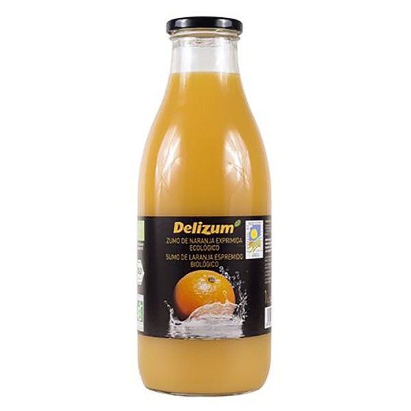 Свежевыжатый апельсиновый сок био Delizum, 1 л