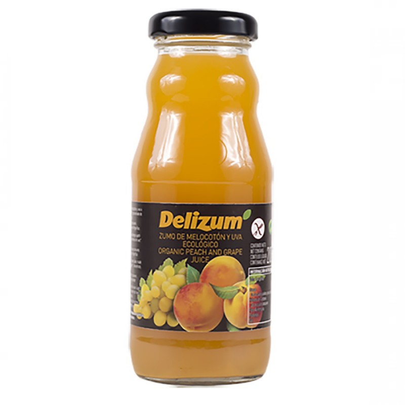 Персиковый и виноградный сок био Delizum, 200 мл