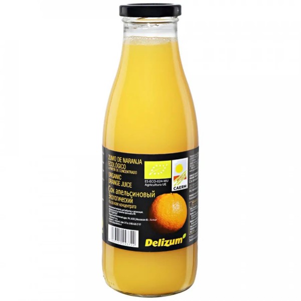Апельсиновый сок био Delizum, 750 мл