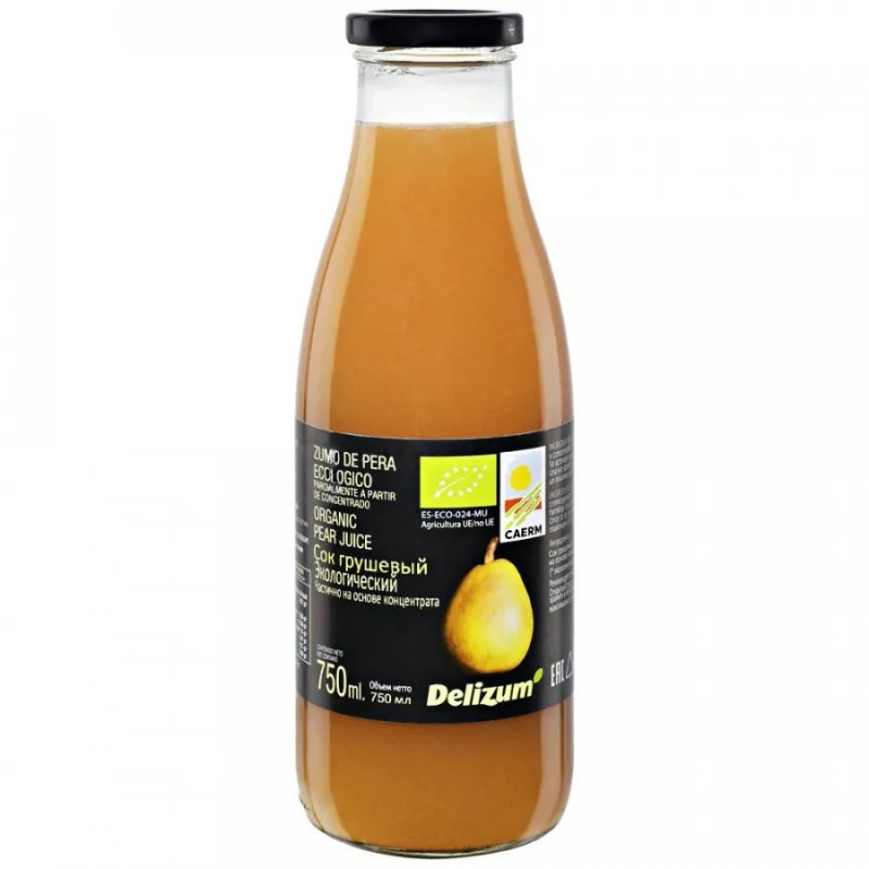 Грушевый сок био Delizum, 750 мл