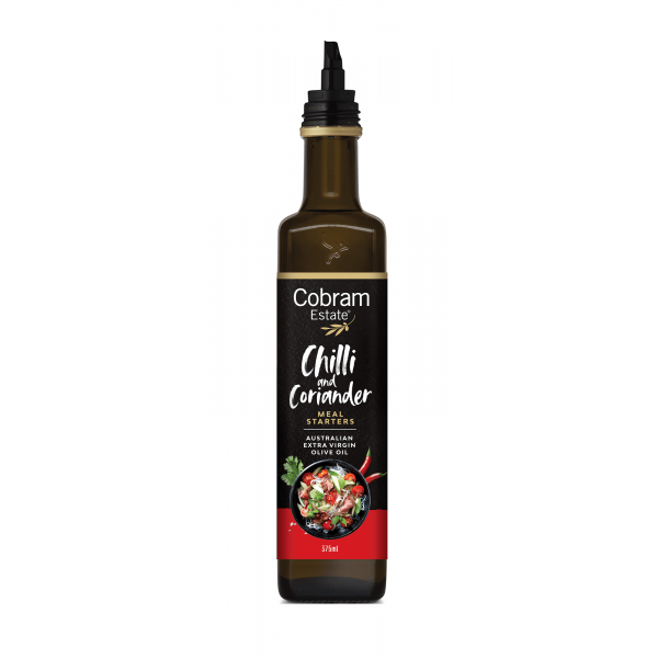 Масло оливковое Cobram Extra Virgin Chilli & Coriander со вкусом чили и кориандра 375 мл